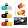 1x Dual Headphone Type c Adapter 2az1 Audio töltő Samsung HTC Huawei Splitter audio