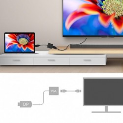 Displayport - VGA DP és VGA adapter közötti megjelenítés  kábel DLLE DP adapter kábel