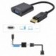 Displayport - VGA DP és VGA adapter közötti megjelenítés  kábel DLLE DP adapter kábel