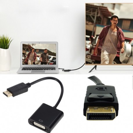 DisplayPort  DVI Adapter Mini kijelző port DP Thunderbolt Conversor