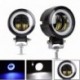 1db 3 hüvelykes 6500K 40W vízálló kerek LED Angel Eyes Bar Offroad Autó hajó munka lámpa