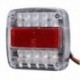 2db 12V / 24V LED-es hátsó lámpa A féklámpa megállítása Világítás Vízálló hajó kocsi