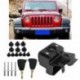 Biztonsági  zárkészlet motor lopásgátló szerelvénye  a Jeep Wrangler JK 07-18 kulcshoz