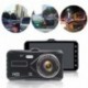 4Inch 1080P Autó DVR Dual Lens Touch Ccreen Dash Cam videokamera felvevő éjjellátó