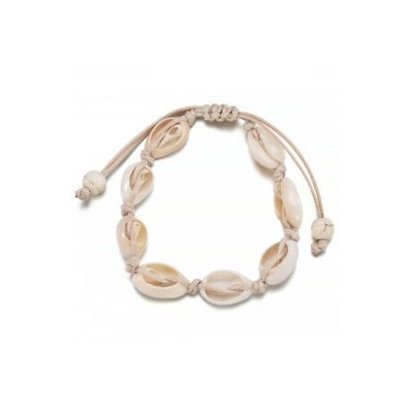 Természetes tengeri kagyló gyöngy boka karkötő lánc nyári szál láb ékszerek