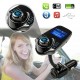 Hands-free Bluetooth autós készlet MP3 zenelejátszó FM transzmitter 5V 2.1A USB autós töltő 1.44 "LED kijelző