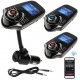 Hands-free Bluetooth autós készlet MP3 zenelejátszó FM transzmitter 5V 2.1A USB autós töltő 1.44 "LED kijelző