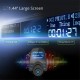 Hands-free Bluetooth autós készlet MP3 zenelejátszó FM transzmitter 5V 2.1A USB autós töltő 1.44 "LED kijelző