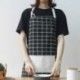 Pamut törölköző konyhai kötény nyomtatott Unisex főzés kötények étkező grill étterem zseb Halterneck