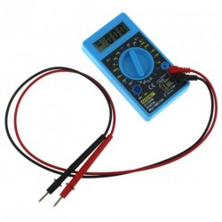 Mini DT-830B multiméter Auto számos digitális voltmérő Ohm Volt baldachin LCD