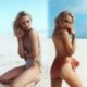 1x 2017 Szexi női bikini egyrészes egy részes fürdőruha Push-Up párnázott szivacsos fürdőruha
