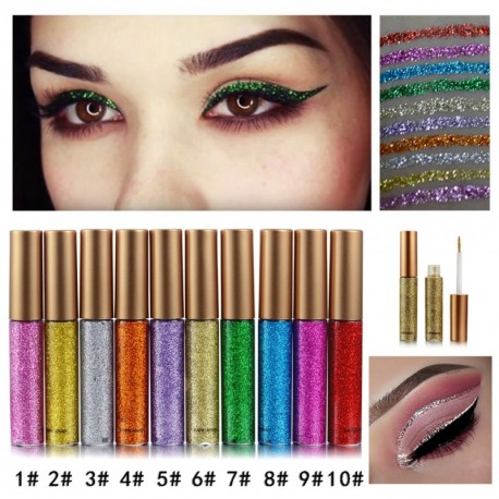 1x 5g Professzionális csillogó Kozmetika Vízálló Folyékony szemceruza Smink