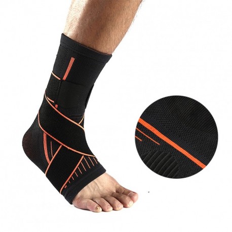 1db hordozható sport rugalmas bokavédő támasz tartó