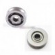 1/10db V623 3X10X3mm V623ZZ 3 X 12 X 4 V-groove gör miniatűr csapágy