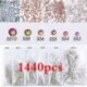 1440db Csillogó kristályos - strasszos dísz körömhöz - műkörömhöz - SS10 verzió
