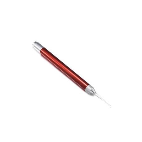 * 1 Piros. Könnyű LED villogó könnyű fül Pick Wax Earwax Remover Curette Easy Cleaner eszköz