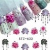 5db Ideiglenes köröm tetoválás - vízálló matrica - unisex - Virág mintás - Többféle mintával - A25 verzió