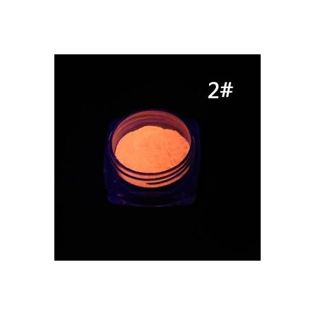 1 adag Sötétben világító - Foszforeszkáló pigment por körömhöz - műkörömhöz - 2-es verzió