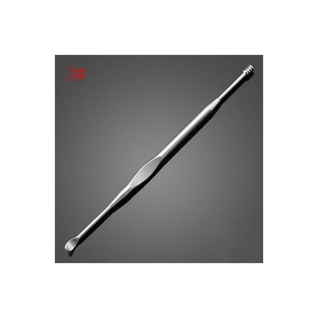 3 *. Rozsdamentes acél füles viasz pálca eltávolító Curette tisztító fül Pick Tool Új
