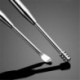 3 *. Rozsdamentes acél füles viasz pálca eltávolító Curette tisztító fül Pick Tool Új