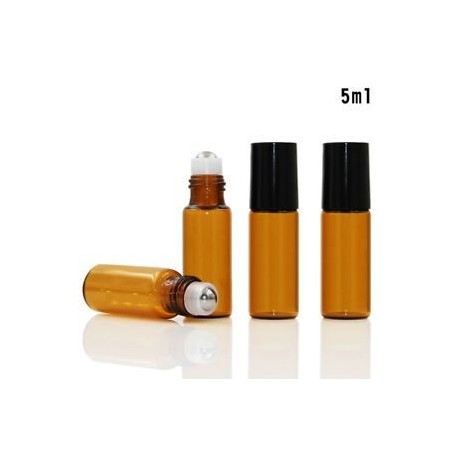 * 2 5ml. Amber Glass Liquid Reagent Pipettázza az üveg szemcseppentő aromaterápiát 5ml-100ml