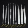 * 8 9Pcs / Set. Ívelt feketefejű akne csipeszes csipesz Pimple pattanás eltávolító készlet