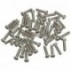 100dB M2X6mm csavar rozsdamentes acél kerek fej sima vég Phillips gép