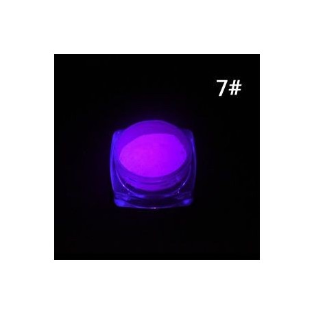 1 adag Sötétben világító - Foszforeszkáló pigment por körömhöz - műkörömhöz - 7-es verzió