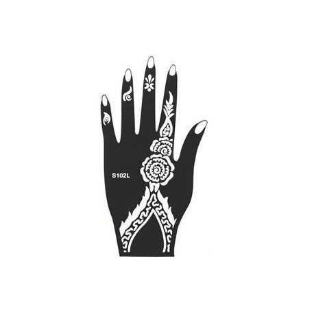Ideiglenes Tetoválás - vízálló matrica - unisex - Henna szerű mintával - 2-es verzió