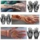 Ideiglenes Tetoválás - vízálló matrica - unisex - Henna szerű mintával - 2-es verzió