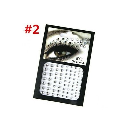 * 2. Szexi ideiglenes tetoválás arc drágakövek ékszerek strasszos fél test csillogó matricák