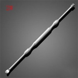 2 *. Rozsdamentes acél fülpick curette viaszpálca Earpick eltávolítása Hasznos tisztító eszköz