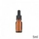 10ML. 5-100ml üveg borostyánsárga folyékony reagens Pipettázzunk üvegcsepp csepp aromaterápiát