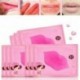 5pcs rózsaszín kristályos kollagén ajakmaszk patch Anti Aging Wrinkle hidratáló Új