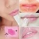 5pcs rózsaszín kristályos kollagén ajakmaszk patch Anti Aging Wrinkle hidratáló Új
