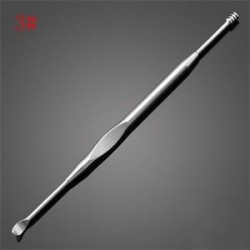 3 *. Hasznos fül Pick Curette viaszpálca Earpick eltávolító tisztító eszköz rozsdamentes acél