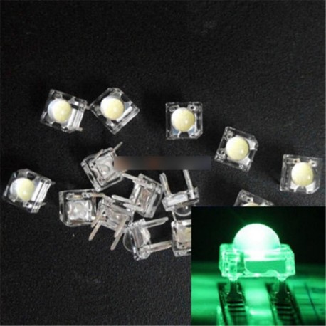 50db 5mm F5 Piranha LED zöld kör driverje szuper fényes fénykibocsátó dióda