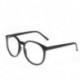 Matt fekete. Divat Unisex világos lencse szemüveg keret Retro kerek férfi nők Nerd szemüveg