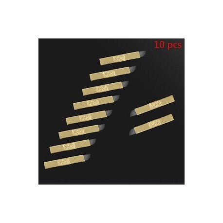 PCD 12 csap. Kúp U alakzat pengék Tetováló tűk Mikrobontó Állandó smink kézi tű