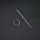 Pro Eldobható Piercing Kit steril tű fül orr mellbimbó nyelv test gyűrű eszköz