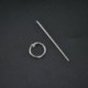 Pro Eldobható Piercing Kit steril tű fül orr mellbimbó nyelv test gyűrű eszköz