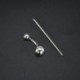 * 6 Csak Piercing Kit (Nincs gyűrű). Pro Eldobható Piercing Kit steril tű fül orr mellbimbó nyelv test gyűrű eszköz
