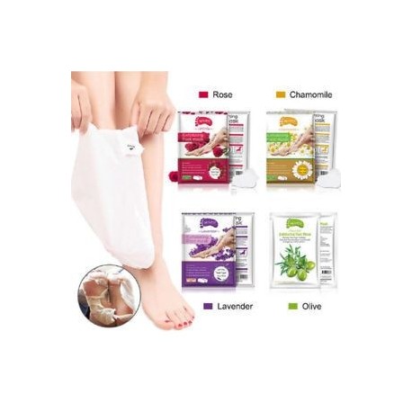 1 Páros baba lábápolás Peeling láb maszk megújítása A Callus Dead Skin pedikűr eltávolítása