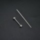 * 4 Septum Piercing Kit. 1 Állítsa be az eldobható Piercing Kit Ezüst steril tűcsomó nyelvű testgyűrűt