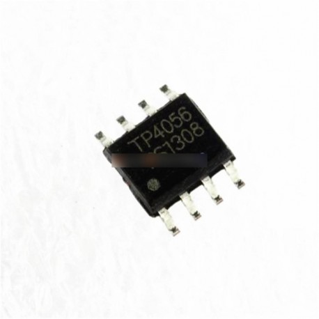 100dB TP4056 SOP-8 TP chip  akkumulátor töltés  töltő modul top