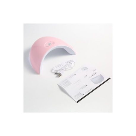 Rózsaszín - 36W-os UV-LED műkörmös lámpa