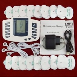 Elektromos izomlazító stimuláló masszírozó tíz akupunktúrás terápiás gép JP