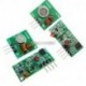 315/433 MHz-es RF adó-vevő modul Arduino vezeték nélküli távirányító 1/5db