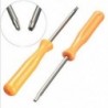 2PCS T10   T8 csavarhúzó biztonsági eszköz Xbox 360 / PS3 / PS4 Tamperproof Hole számára