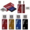 1-ben USB 2.0 Multi memóriakártya olvasó Micro SD SDHC TF M2 MMC MS PRO DUO-hoz